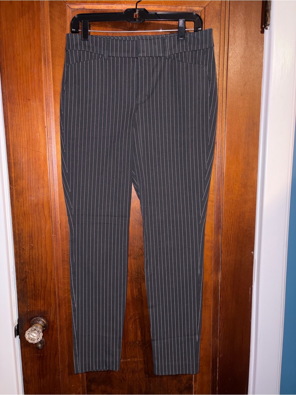 Old Navy Pixie Black Pinstripe Dress Pants